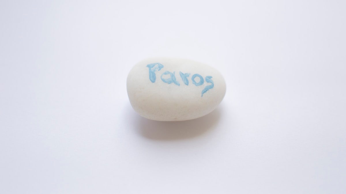 white stone